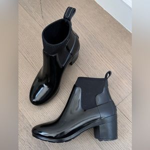 Hunter heeled rain boots